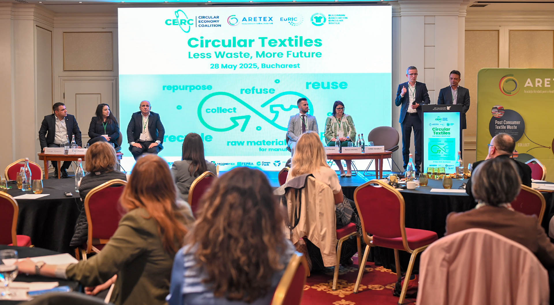 „Circularitatea materialelor textile – Un viitor sigur, fără deșeuri“, un eveniment organizat de CERC
