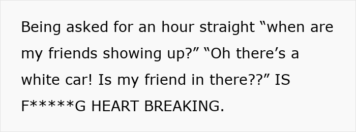 Alt text: Father expresses heartbreak after parents promised to attend daughter’s birthday but didn’t show up, feeling deeply disappointed. Alt text: Father expresses heartbreak after parents promised to attend daughter’s birthday but didn’t show up, feeling deeply disappointed.