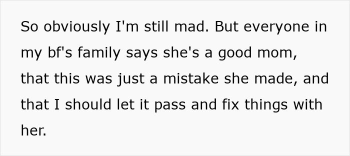 Text showing an autistic guy's girlfriend is still angry about his mom's smear campaign. Text showing an autistic guy's girlfriend is still angry about his mom's smear campaign.
