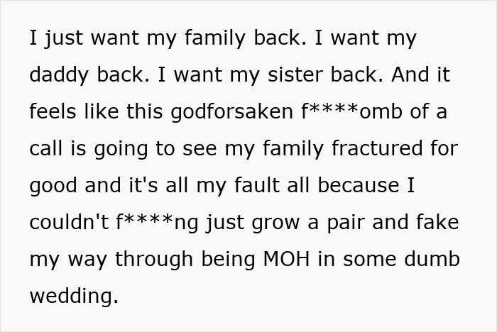 Woman Won’t Play MOH For Twin And Her Childhood Bully, Fam Asks Questions As The Truth Comes Out Woman Won’t Play MOH For Twin And Her Childhood Bully, Fam Asks Questions As The Truth Comes Out