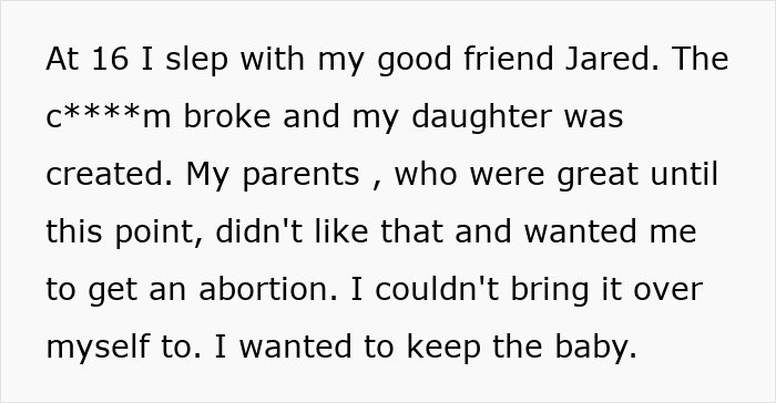 Text about a daughter disowned after pregnancy and an estranged dad seeking to reconnect due to cancer diagnosis. Text about a daughter disowned after pregnancy and an estranged dad seeking to reconnect due to cancer diagnosis.