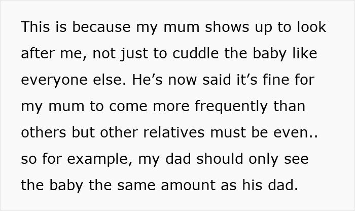 Mom-to-be seeks postpartum help from her mom while husband focuses on balancing grandparent visits and time with baby.
