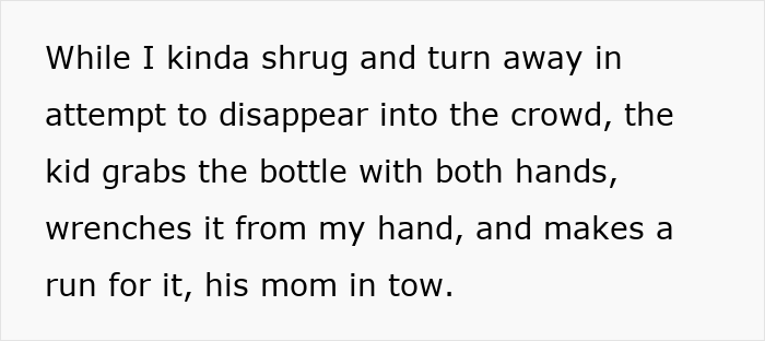 Karen accuses stranger of harming her kid who stole and drank alcohol-spiked cola. Karen accuses stranger of harming her kid who stole and drank alcohol-spiked cola.