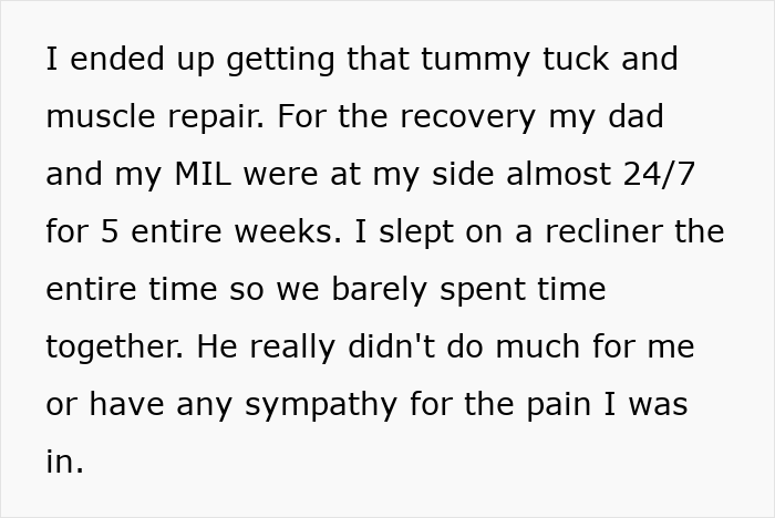 Womanâs dream of having tummy tuck shattered after husband steals her $15k savings for surgery recovery support. Womanâs dream of having tummy tuck shattered after husband steals her $15k savings for surgery recovery support.