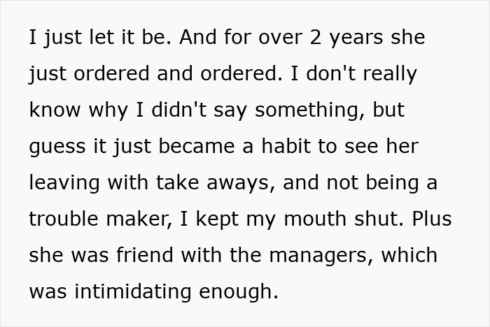 A text story explaining how a bossy coworker became friends with managers to avoid getting fired. A text story explaining how a bossy coworker became friends with managers to avoid getting fired.