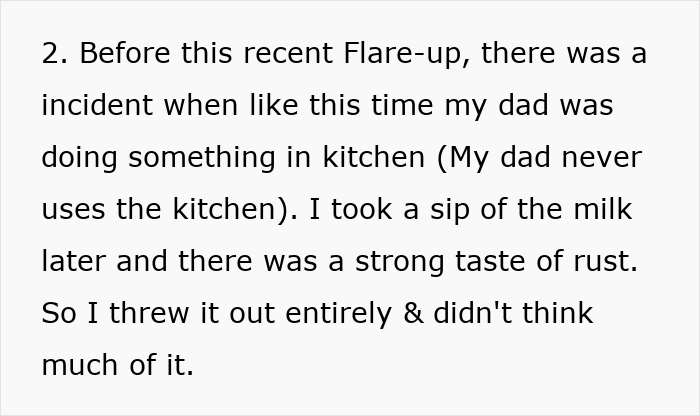 Man Gets Sick Every Time He Eats Food His Dad Has Touched, Wonders If It’s Being Done On Purpose Man Gets Sick Every Time He Eats Food His Dad Has Touched, Wonders If It’s Being Done On Purpose