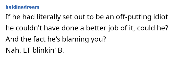 Man partying the night before meeting girlfriend’s parents, showing up hungover and ruining lunch conversation.