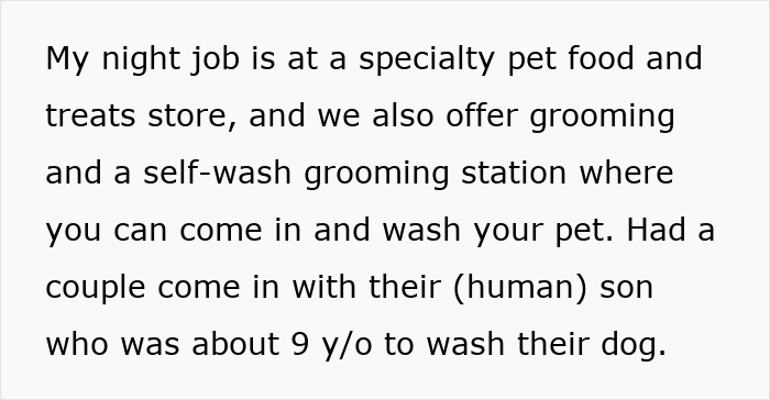 Child left unattended in pet store causing damages while parents react with shock at being charged. Child left unattended in pet store causing damages while parents react with shock at being charged.
