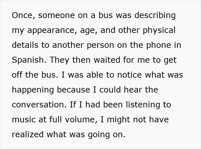 Influencer shares safety tips for women. An example of a tricky situation on a bus. Influencer shares safety tips for women. An example of a tricky situation on a bus.