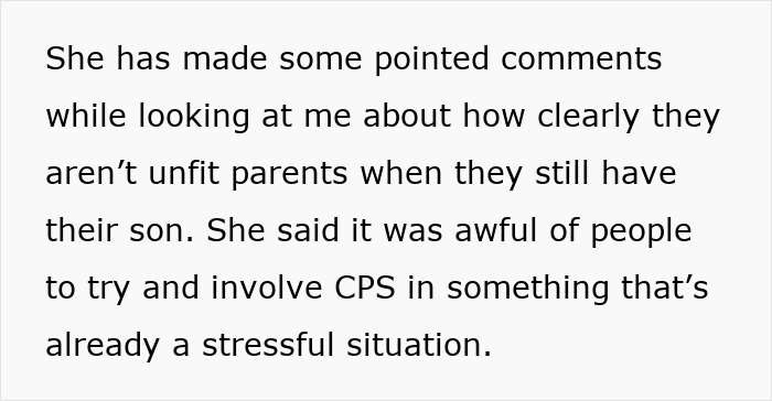 “They Don't Know It Was Us”: Kid Gets Hospitalized After An Anonymous Report To CPS “They Don't Know It Was Us”: Kid Gets Hospitalized After An Anonymous Report To CPS
