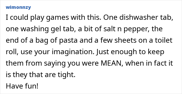 Text post discussing a woman considering locking up food due to annoying cheap in-laws repeatedly taking it. Text post discussing a woman considering locking up food due to annoying cheap in-laws repeatedly taking it.