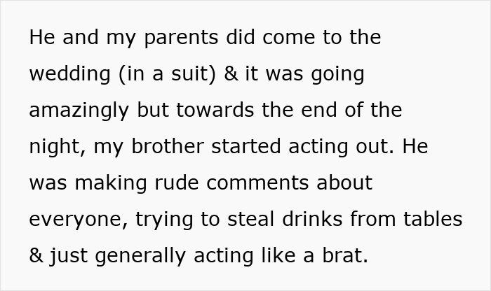 Bride Forbids Bro From Wearing Dress To Wedding after he acts like a brat. Bride Forbids Bro From Wearing Dress To Wedding after he acts like a brat.