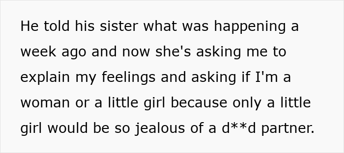 Text excerpt about a man upset over naming his baby after his first girlfriend upsetting his wife, highlighting relationship conflict. Text excerpt about a man upset over naming his baby after his first girlfriend upsetting his wife, highlighting relationship conflict.