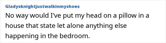 Screenshot of a woman’s comment expressing discomfort about visiting a man’s house after thinking she met the perfect man. Screenshot of a woman’s comment expressing discomfort about visiting a man’s house after thinking she met the perfect man.