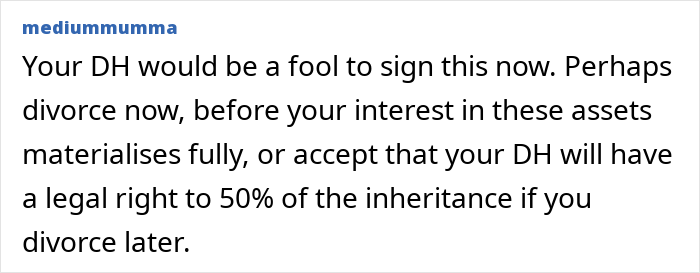 A screenshot showing a comment about a wife at her wits end after years of marriage and divorce. A screenshot showing a comment about a wife at her wits end after years of marriage and divorce.