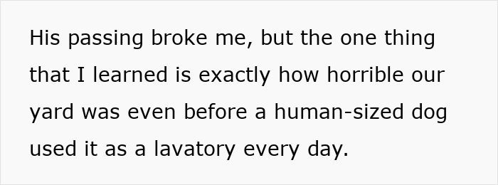 Text about a man’s petty revenge on an entitled dog owner after a dog used his yard as a lavatory daily. Text about a man’s petty revenge on an entitled dog owner after a dog used his yard as a lavatory daily.