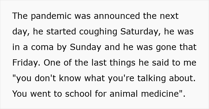 Text snippet describing a grandad's decline during a pandemic, doubting his granddaughter's C-section infection input. Text snippet describing a grandad's decline during a pandemic, doubting his granddaughter's C-section infection input.
