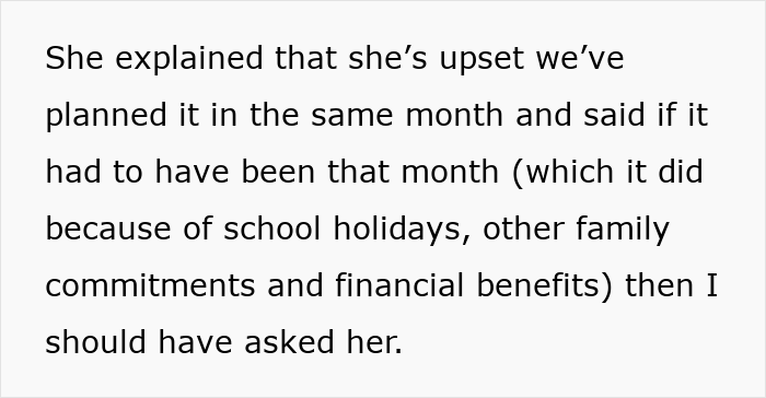Woman confused why best friend is upset about both weddings planned in the same month due to commitments and benefits. Woman confused why best friend is upset about both weddings planned in the same month due to commitments and benefits.