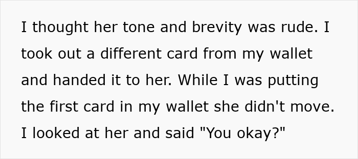 Screenshot of text discussing tipping, focusing on the question of being a jerk for tipping 83 cents.