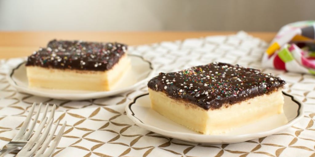 Make Sunday special with vanilla magic cake with chocolate ganache