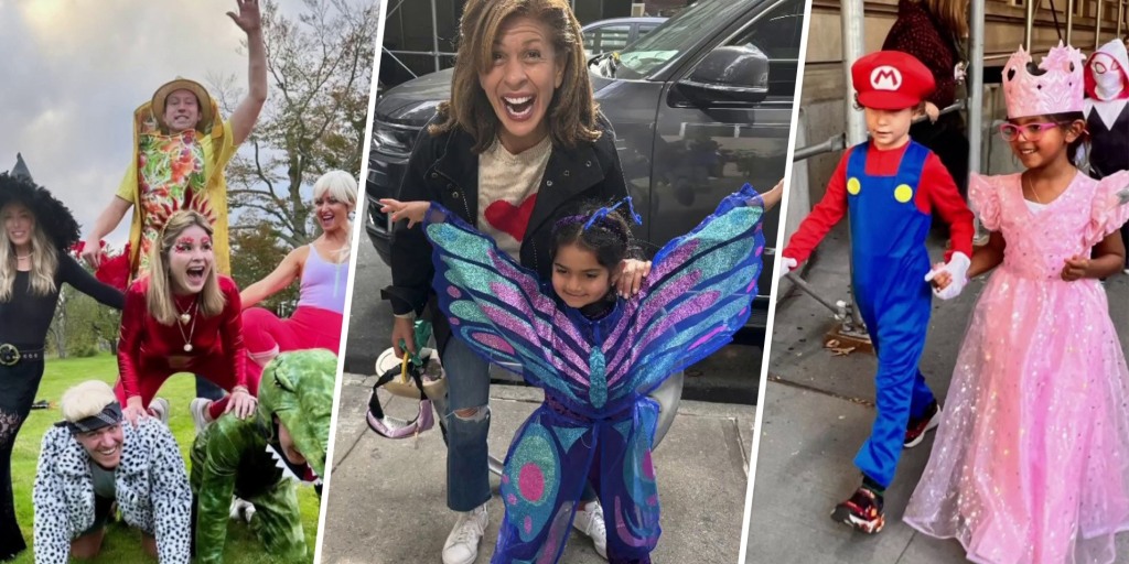 Hoda and Jenna share cute photos of their family Halloween costumes Hoda and Jenna share cute photos of their family Halloween costumes