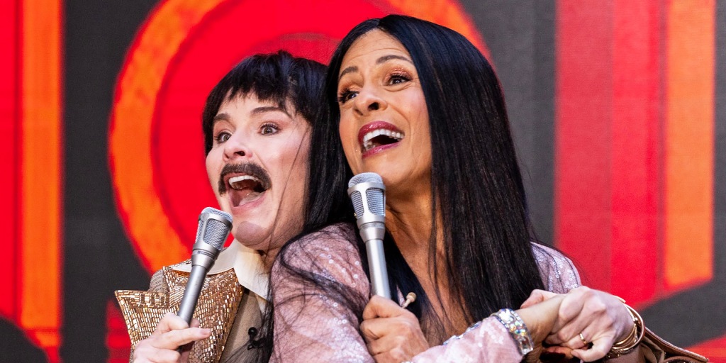 They've got you, babe: Hoda and Jenna transform into Sonny and Cher for TODAY's Halloween