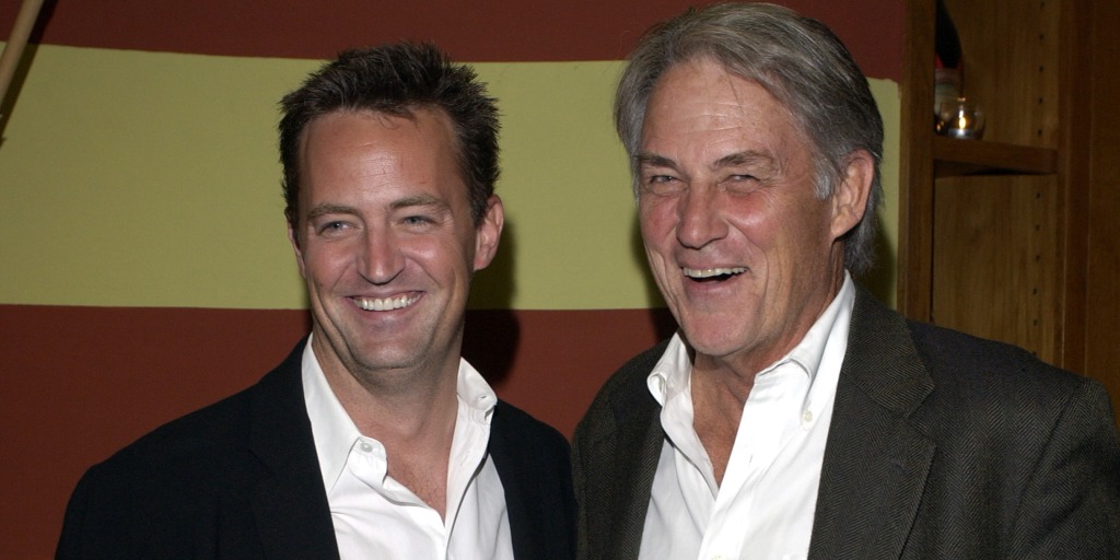 Matthew Perry shared a rare pic with his dad 1 week before his death. What to know about his parents