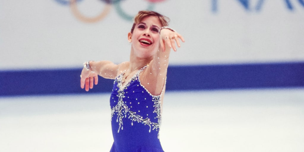 Tara Lipinski dressed her newborn in a version of her 1998 Olympics outfit for Halloween Tara Lipinski dressed her newborn in a version of her 1998 Olympics outfit for Halloween