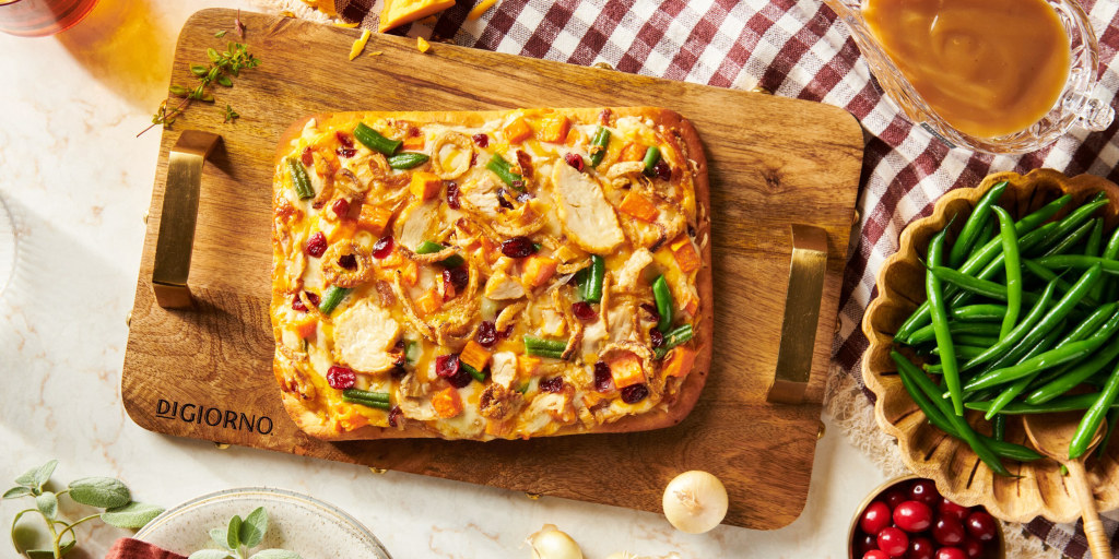 DiGiorno's new 'Thanksgiving Pizza' is topped with all the flavors of the holiday