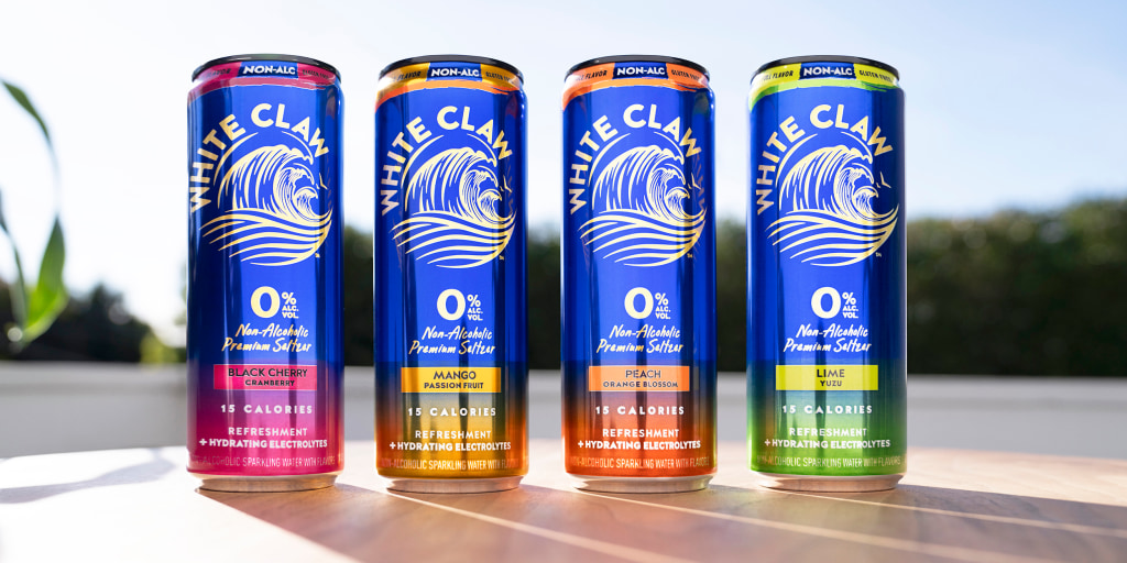 White Claw now makes nonalcoholic seltzer — aka seltzer — and I tried it