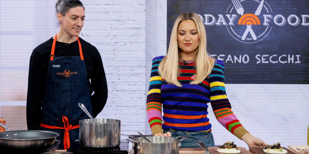 Kate Hudson crashed a chef's TODAY cooking segment — then dined at his restaurant that night