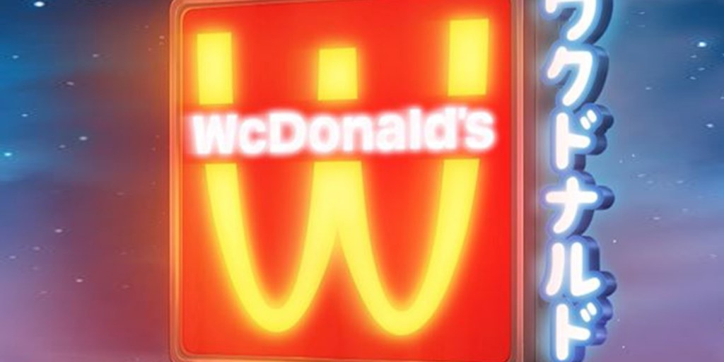 Why McDonald's flipped its 'M' to become 'WcDonald's'