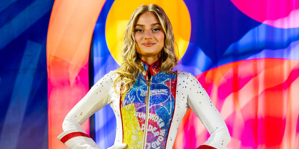 She went into the family business ... as the 'Human Rocket' in the circus She went into the family business ... as the 'Human Rocket' in the circus