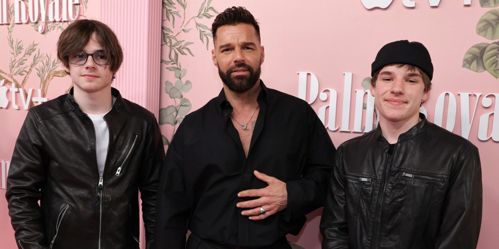 Ricky Martin makes a rare appearance with both his twins, and they're 15 now!