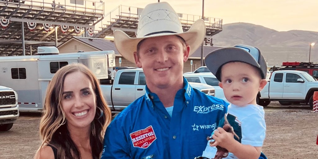Toddler son of rodeo star to be taken off life support after driving toy tractor into creek