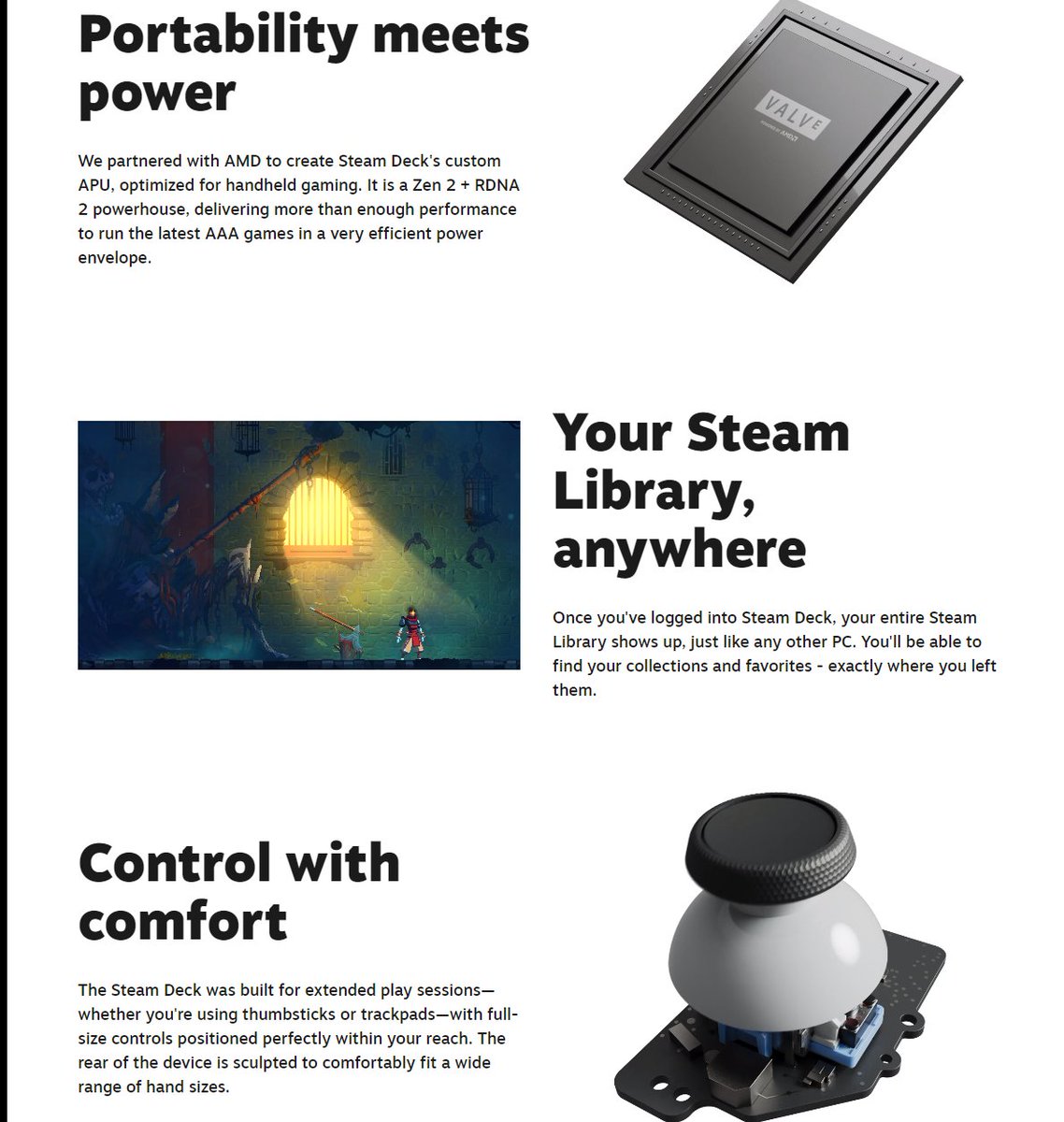 Valve Steam Deck, powered by AMD