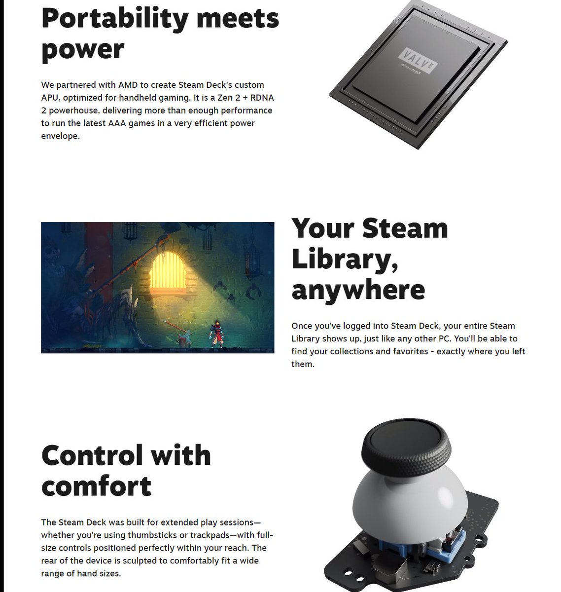 Valve anuncia o Steam Deck, seu PC portátil equipado com APU AMD customizada