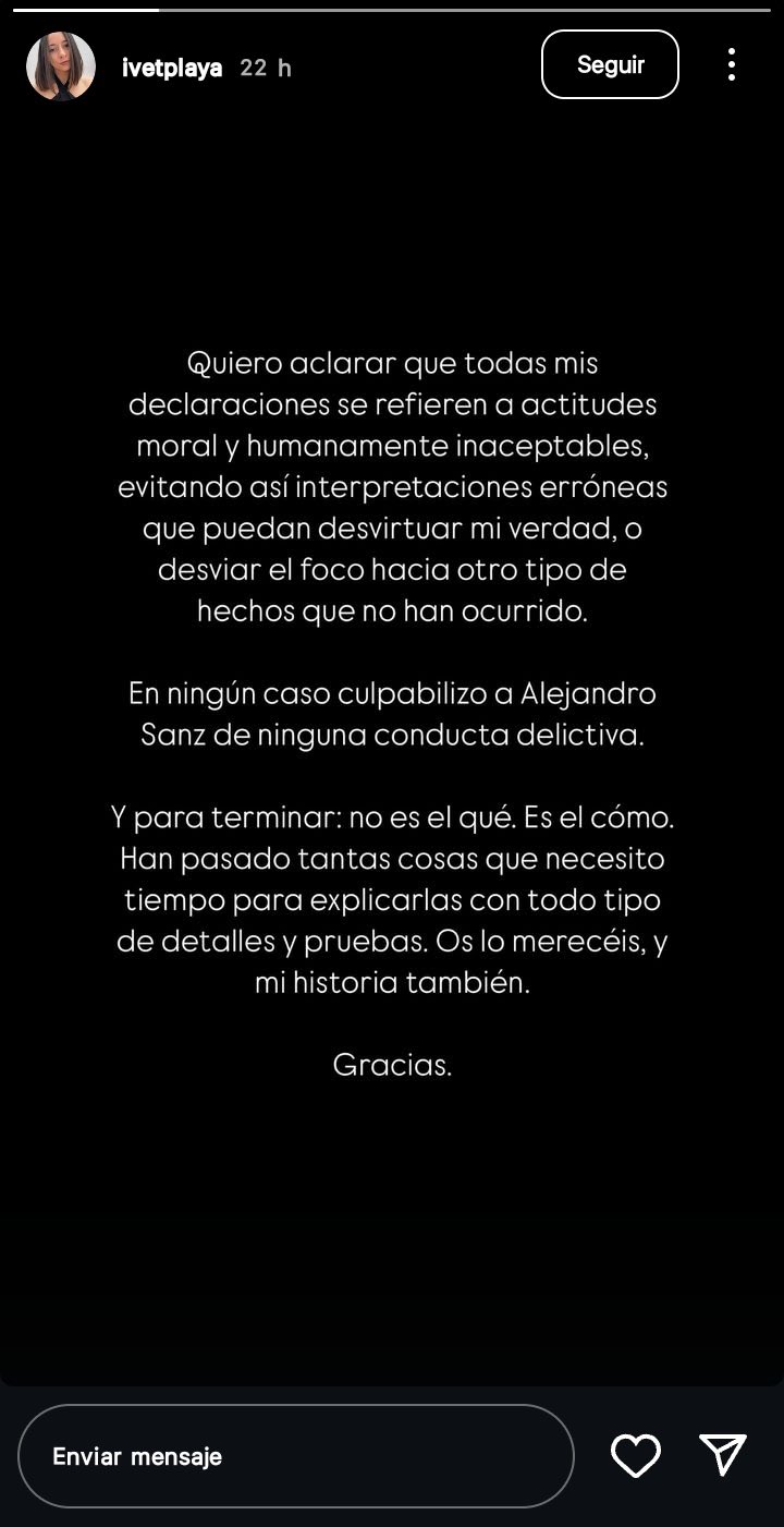 ?c=1&o1=ro&url=https%3A%2F%2Fpbs .twimg .com%2Fmedia%2FGtl2YyBXgAI 1fr - No fue ilegal, pero sí doloroso: Ivet Playà vuelve a hablar sobre Alejandro Sanz y su aclaración cambia el sentido del video