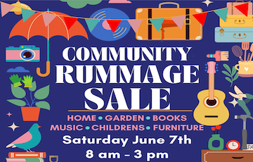 Rummage Sale, First UU, June 7 8-3