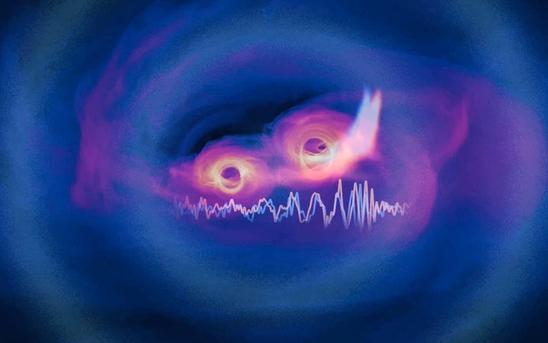 Listen to the Astonishing 'Chirp' of Two Black Holes Merging