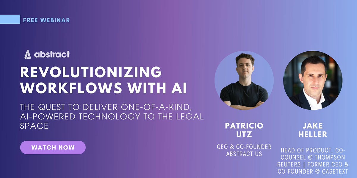 Casetext and Abstract on Revolutionizing Workflows with AI