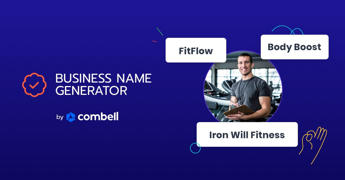 Come up with a good business name using a name generator.