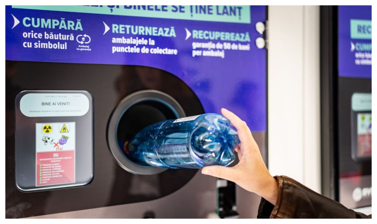 Nu mai trebuie să mergeți la aparatele de reciclare pentru a primi banii de sticle. De acum este mult mai ușor să primești garanția înapoi
