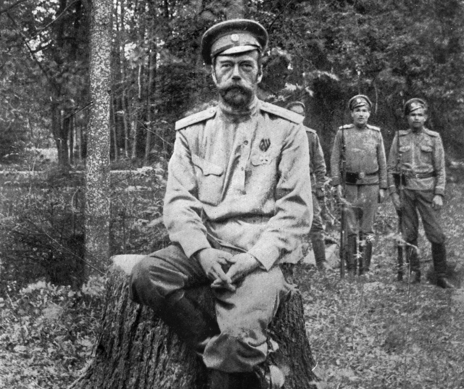 Zar Nikolaus II. in Zarskoje Selo, kurz nach seiner Abdankung. Ihm weinte damals, im März 1917, keiner eine Träne nach / Foto © Library of Congress