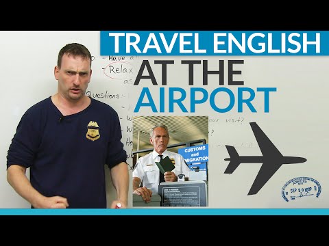 englisch flughafen zoll