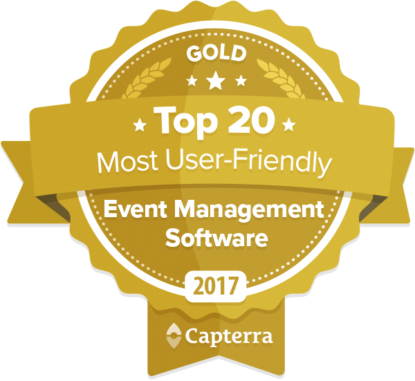 An image of an award given to Ticketbud for being the most user friendly event management software