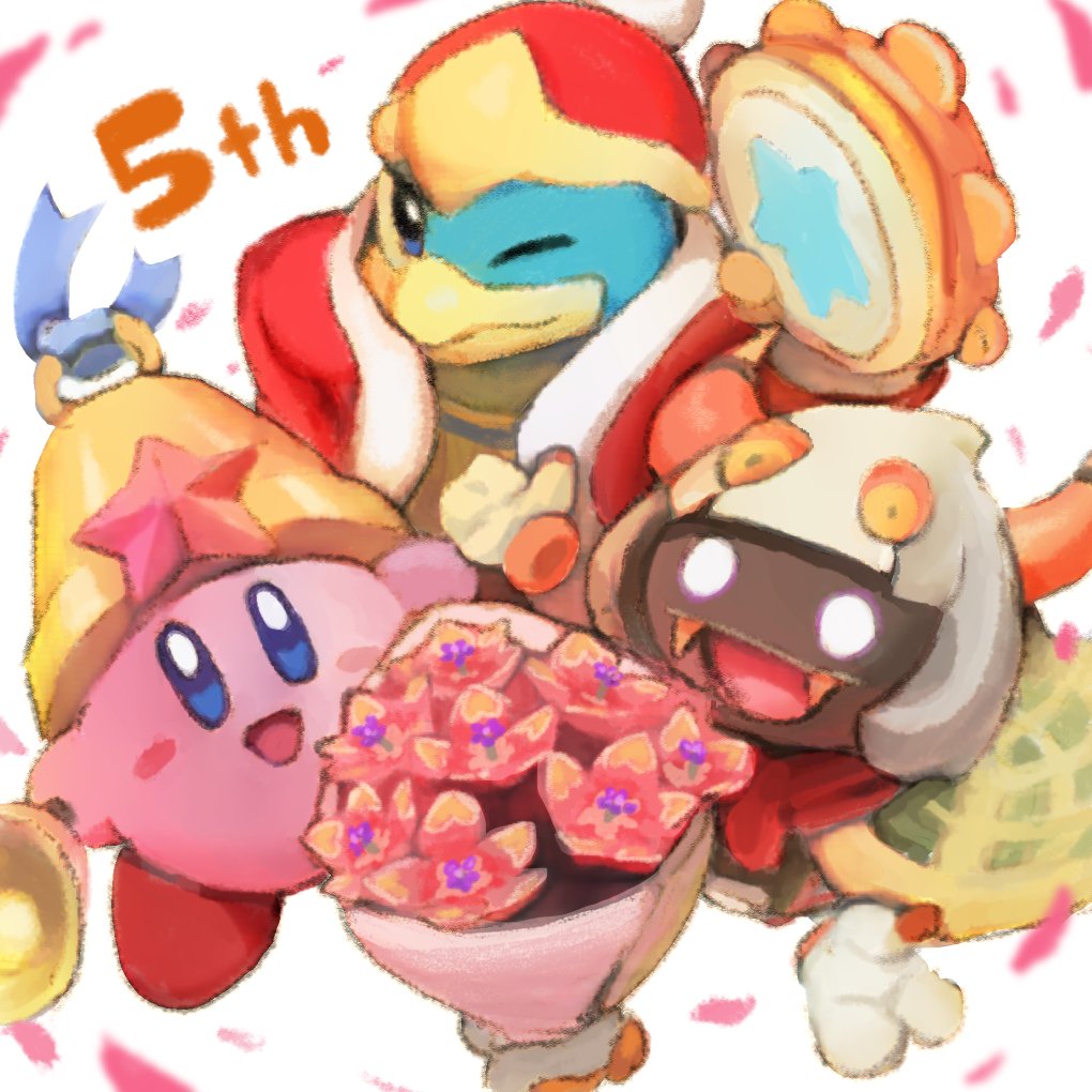 Ilustración para celebrar el 5º aniversario de Kirby: Triple Deluxe en  Japón y nueva contraseña para Team Kirby Clash Deluxe - Nintenderos