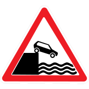 A red and white signDescription automatically generated with low confidence
